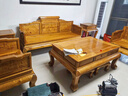 好木名作非國標金絲楠（學(xué)名：楠木）實(shí)木沙發(fā)組合中式楠木客廳家具 家具意向金（付清尾款后發(fā)貨） 曬單實(shí)拍圖