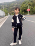 G.DUCKKIDS女童春裝棒球服套裝2024新款學(xué)院風(fēng)中大兒童洋氣春秋運動裝兩件套 BQ1396黑色兩件套 160 尺碼建議身高150左右 曬單實拍圖