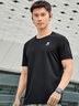 特步運動(dòng)t恤衫短袖男夏裝新款跑步速干衣薄款健身服半袖 正黑色-男（0175） 2XL 曬單實(shí)拍圖