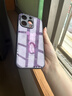 魔巖適用蘋果16promax手機殼新款iPhone15Pro時尚卡通高檔14Pro玻璃全包防摔蘋果13保護套網(wǎng)紅男女潮牌 【紫色花球熊】液態(tài)玻璃黑邊+贈硅膠掛繩 蘋果15Pro 曬單實拍圖