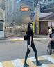 潮衣控黑色打底褲女春秋外穿2025新款秋冬加絨緊身彈力黑褲鉛筆小腳褲子 無扣長褲薄絨 2XL 適合126135斤 曬單實拍圖