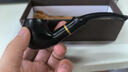 ZOBO檀木手工煙斗實(shí)木老式經(jīng)典彎斗黃銅三用煙鍋男士長輩禮物全套配件 黑檀木銅鍋煙斗+【豪禮】 曬單實(shí)拍圖
