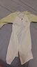 巴厘小豬新生嬰兒兒衣服a類純棉爬爬服夏季長(zhǎng)袖薄款空調(diào)服睡衣寶寶連體衣 百合綠 73cm 曬單實(shí)拍圖