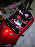 諾天使【雙座】?jī)和妱?dòng)車可坐人玩具四輪汽車遙控?fù)u擺男女孩寶寶童車 烤漆紅（四驅(qū)+皮座+遙控+12v大電 送人周歲生日禮物玩具 曬單實(shí)拍圖
