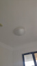 鹿家良品（LUUGAA）超薄圓形臥室吸頂燈現(xiàn)代簡約臥室燈led燈兒童房護(hù)眼燈具包安裝 曬單實(shí)拍圖