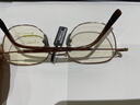 貝爾莎（bertha）純鈦近視眼鏡女款可配高度數防藍光金絲超輕復古高級感小框眼鏡框 玫瑰金框 單買(mǎi)鏡架（可試戴） 曬單實(shí)拍圖