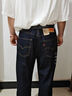 Levi's李維斯25年秋冬新款男士美式復(fù)古休閑565寬松直筒牛仔褲 墨黑 34 (32) 曬單實(shí)拍圖