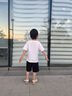 左西童裝男童短褲夏季涼感速干兒童運(yùn)動中褲2025新款男孩夏裝褲子 黑色 【吸濕速干】 110 碼 建議身高110cm左右 曬單實拍圖