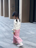 LUSON小O寶童裝寶寶闊腿褲女洋氣秋季2025新款女童靈動(dòng)長褲直筒褲 曬單實(shí)拍圖