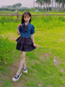 G.DUCK HELLO女童套裝裙子夏裝2025新款牛仔兒童裝夏季連衣裙女大童洋氣公主裙 圖片色 120 cm 曬單實(shí)拍圖