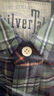 Levi's?SilverTab?25年春夏新款男士美式復(fù)古格子休閑針織襯衫 黑綠 XL 曬單實(shí)拍圖