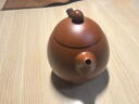 藏壺天下宜興紫砂壺純手工家用泡茶壺原礦梨皮大紅袍紫砂茶具全手工龍蛋壺 龍蛋 曬單實(shí)拍圖