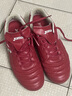 JOMA袋鼠皮足球鞋男成人兒童青少年學(xué)生TF碎釘足球比賽訓練鞋 酒紅 42 曬單實(shí)拍圖