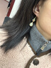 京生雅飾S925銀和田玉耳環(huán)女2025年新款耳飾老婆生日禮物送女朋友實用高級 花滿庭琺瑯S925銀耳環(huán)【禮盒裝】 送女孩子驚喜浪漫 曬單實拍圖
