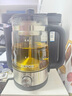 蘇泊爾（SUPOR）電熱水壺原裝正品煮茶壺恒溫壺虹吸噴淋旋鈕煮茶器燒水壺電水壺玻璃蒸茶器辦公室家用泡茶茶具 燒 C08煮茶壺 1.2L 曬單實(shí)拍圖