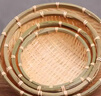 極景竹編制品饅頭饃筐筲簸箕農(nóng)家用手工圓收納瀝水籃竹簍筐篩子 25CM 曬單實拍圖