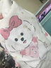 迪士尼（Disney）家紡床上四件套純棉100全棉床裙套件可愛(ài)單雙人宿舍床單被套3件套 可愛(ài)萌寵-米【親膚裸睡/A類(lèi)母嬰級(jí)】 寬1.5m床單款四件套-被套200×230cm 曬單實(shí)拍圖