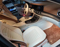 貝德曼 奔馳E300L E260L EQE350 GLE450 GLE350真皮汽車坐墊四季座墊套 靠背款5座含2頭枕（珍珠白） 竹炭超纖真皮 曬單實(shí)拍圖