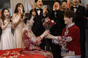 枝己秀禾服婚紗新娘主紗高檔2025新款訂婚服裝新中式結(jié)婚禮服敬酒服 HF063 S 曬單實拍圖