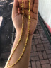 碧霓999.9足金男士項(xiàng)鏈 黃金項(xiàng)鏈男女款車花橄欖竹節(jié)轉(zhuǎn)運(yùn)珠鏈子三合一 款1:金重15.8克 長(zhǎng)48cm 曬單實(shí)拍圖