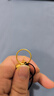 金至尊（3D-GOLD)黃金戒指999足金古法戒指莫比烏斯環(huán)戒指送女友七夕禮物計價 13號-金重1.63克 曬單實拍圖