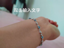 老鳳祥四葉草足銀手鏈女生日七夕情人節(jié)禮物送女朋友老婆輕奢首飾品手串 星芒四葉草手鏈【臻愛玫瑰禮盒】 曬單實拍圖