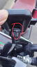新款電動(dòng)車(chē)摩托車(chē)后視鏡手機(jī)支架戶外騎行防震自行車(chē)導(dǎo)航支架工廠 車(chē)把款+超穩(wěn)防抖機(jī)械卡扣（活動(dòng)款） 通用款 曬單實(shí)拍圖