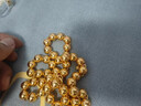 夢(mèng)飾記黃金光圓珠項(xiàng)鏈999足金老板大粗寬項(xiàng)鏈真純金包銀鏈子送男友禮物 3mm-約10克-長(zhǎng)50cm-金重1g 曬單實(shí)拍圖