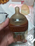 貝因美嬰兒防脹氣奶瓶0-3-6個(gè)月PPSU寶寶斷奶神器仿母乳奶嘴寬口徑240ml 曬單實(shí)拍圖