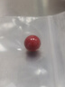 石傳百世原礦朱砂散珠單珠朱砂手串帝王砂高含量珠子散珠diy手作配飾配件 帝王砂8mm*5顆【高含量】 曬單實(shí)拍圖