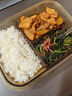 京東京造 飯盒 學生上班族高硼硅玻璃便當盒微波爐保鮮盒（三分格1000ml） 曬單實拍圖