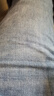 真維斯（JEANSWEST）牛仔褲男2025夏季青年男士寬松直筒長(zhǎng)褲彈力休閑長(zhǎng)褲淺藍(lán)薄款32 曬單實(shí)拍圖