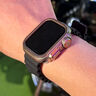 SZ LLQLTD適用Apple/蘋果手表watch s10全包防水保護(hù)殼Ultra2手表套Series44/45mm防磕碰s9/8/7/6/5鋼化膜 鈦色 - 合金工藝【全包保護(hù)殼】 適用：iwat 曬單實(shí)拍圖