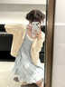 SNYDER WEAR新款百搭針織開(kāi)衫毛衣女氣質(zhì)v領(lǐng)外套甜美少女蝴蝶結外搭長(cháng)袖外套 杏色 薄款 S 建議80-100斤 曬單實(shí)拍圖