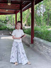 G.DUCK HELLO女童新中式長(zhǎng)褲2025夏裝水墨風(fēng)寬松潮款大童中國(guó)風(fēng)裙褲 上衣+褲子套裝 120 cm 曬單實(shí)拍圖