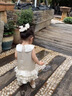 G.DUCKKIDS女童公主裙生日周歲禮服2025新款夏裝小童女寶寶洋氣禮服裙連衣裙 杏色 正版花朵蓬蓬公主裙 90 cm 曬單實拍圖