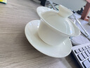 NEOEO 尼耳白瓷羊脂玉三才蓋碗透白晶瑩溫潤如玉泡茶碗陶瓷泡茶器尼爾茶具 尼耳三才蓋碗N1228 曬單實拍圖