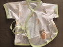 十月結(jié)晶嬰兒半背衣新生兒衣服寶寶純棉網(wǎng)眼短袖上衣夏季薄款A(yù)類0-3月 曬單實(shí)拍圖