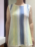 PORTS寶姿春夏新品女裝條紋圓領(lǐng)無袖開叉針織套頭衫SM8K800HKX002 北極藍(lán) S 曬單實拍圖