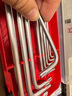 德力西電氣 DELIXI ELECTRIC內六角扳手套裝五金維修工具六角螺絲刀(CR-V球頭中長(cháng)9件套) 曬單實(shí)拍圖