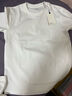 SIMWOOD/簡(jiǎn)木男裝【全新合體版】春夏230g長(cháng)絨棉sorona短袖T恤SO210078 白色 (左袖同色繡花) 3XL (建議171-190斤) 曬單實(shí)拍圖