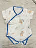 葉余嬰兒連體衣夏季提花短袖寶寶衣服和尚服爬服安陽(yáng)嬰童裝 短袖大象小羊 80cm 曬單實(shí)拍圖