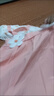 莎趣禾女童連衣裙夏裝純棉洋氣套裝韓版嬰兒0-1歲公主裙3女寶寶夏季裙子 兩朵花粉色 66 cm 玩偶衣服 曬單實(shí)拍圖