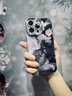 鹿途者 DEERWALK暈染立體山茶花適用蘋果16promax手機殼鏡頭支架iPhone15pro復(fù)古水墨畫14plus小眾高級感13保護套 閃粉鏡頭支架 黑色暈染立體山茶花+手環(huán)鏈 iPhone 1 曬單實拍圖