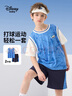 迪士尼（DISNEY）男童時尚短袖短褲套裝六一兒童節(jié)中大童兩件套25夏DA521AE33粉130 曬單實拍圖