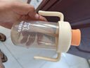 小土豆（potato）兒童水杯PP牛奶杯直飲吸管杯帶手柄2歲以上 330ml晨橘黃 曬單實(shí)拍圖