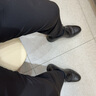 京東京造桑蠶絲休閑褲男夏季薄款冰爽西褲男直筒寬松商務(wù)黑31 曬單實(shí)拍圖