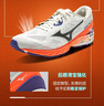 美津濃（MIZUNO）2025新款緩震回彈透氣耐磨競訓運動(dòng)跑步鞋WAVE RC 02/米白色 41 曬單實(shí)拍圖