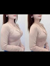 貓人內(nèi)衣女生軍訓專用運動防震初中高中大學生少女無痕大碼文胸罩薄款 【單件裝-大胸顯小】豆沙 L 【建議100-120斤 厚0.3cm】 曬單實拍圖