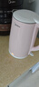 美的（Midea）電熱水壺家用電水壺?zé)畨?雙層防燙 0涂層食品級(jí)304不銹鋼 1500W快速沸騰 1.7L大容量 HJ1705 曬單實(shí)拍圖